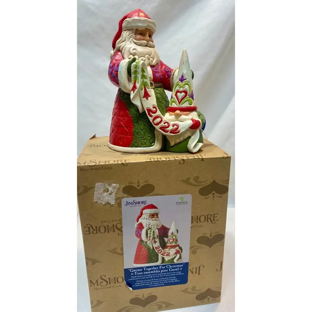 JIM SHORE HEARTWOOD CREEK GNOME TOGETHER FOR CHRISTMAS 2022 ORNAMENT